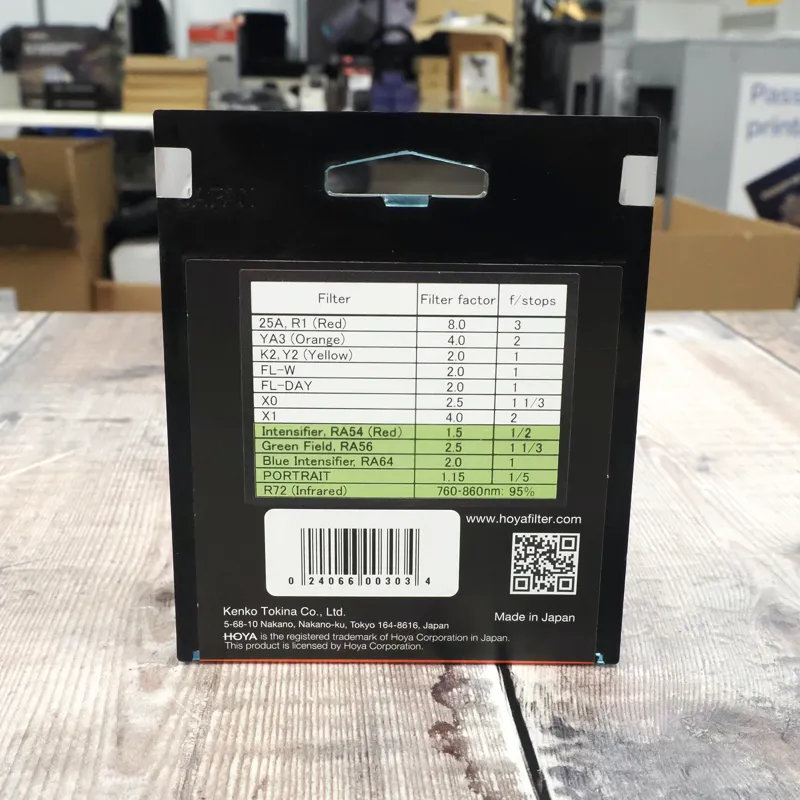 Used Hoya 67mm X1 Green Filter - 3 Months Warranty-1