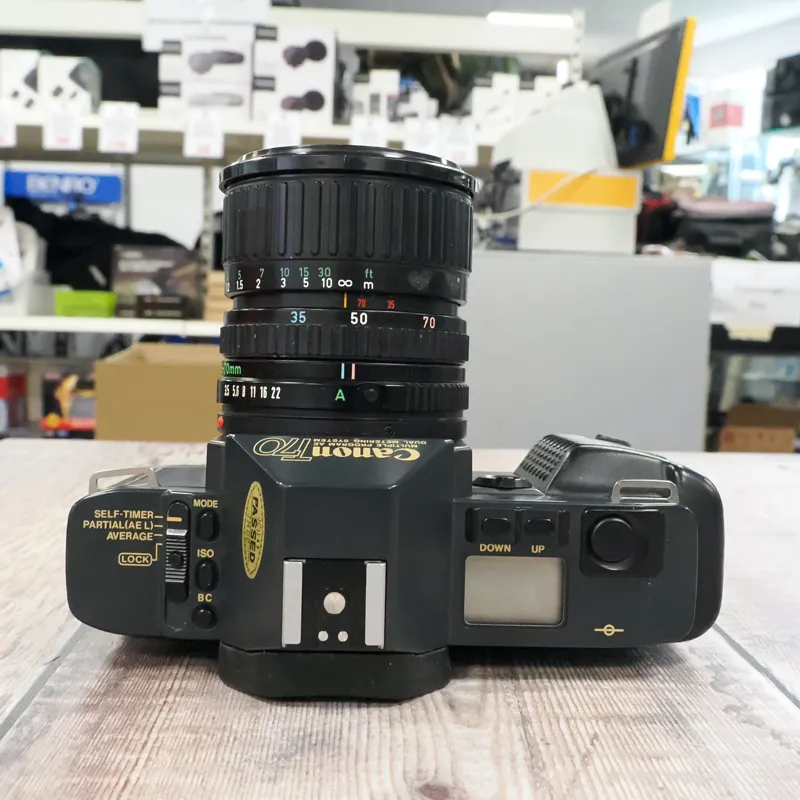 Used Canon T70 + FD 35-70mm f3.5-4.5 - Film - 12 Months Warranty-2