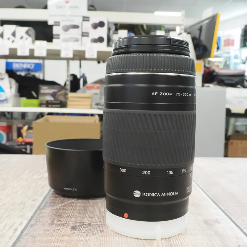 Used Konica Minolta AF 75-300mm f4.5-5.6 - Sony A/Minolta fit - 12 Months Warranty