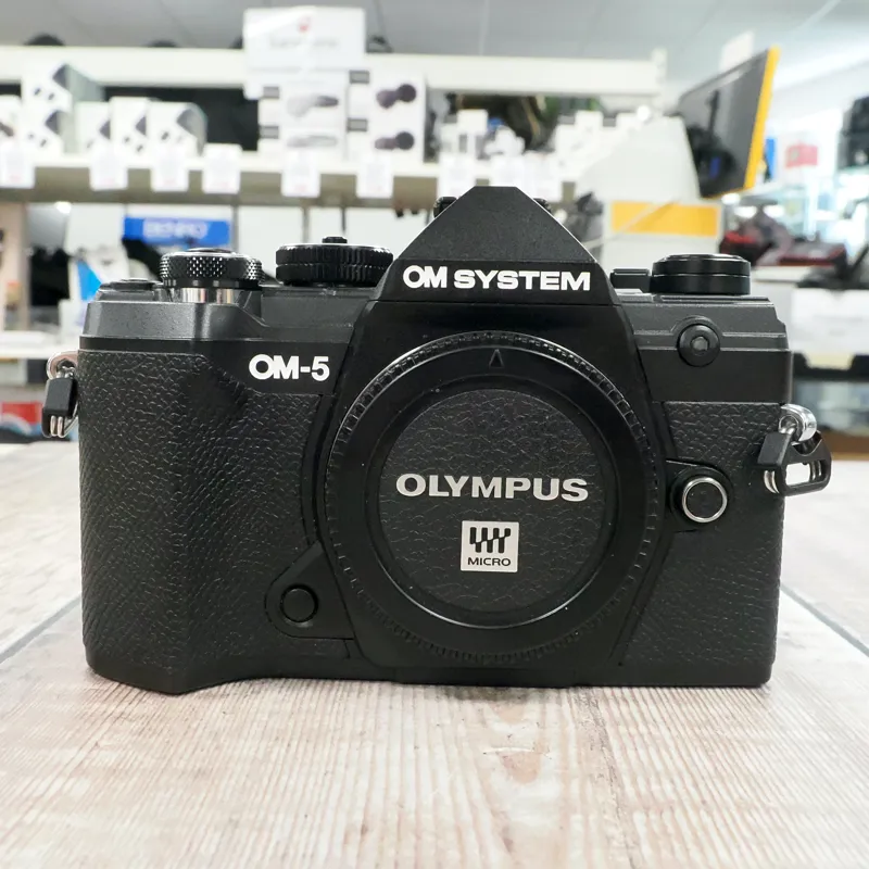Used OM System OM-5 Body - Black - 1005 Actuations - 12 Months Warranty-1