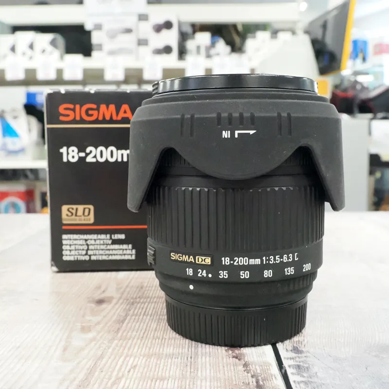 Used Sigma DC 18-200mm f3.5-6.3 - Nikon AF-D - 12 Months Warranty