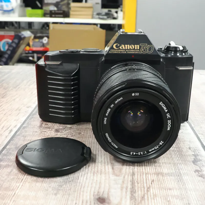 Used Canon T50 + Sigma 28-70mm 3.5-4.5 Zoom - 3 Months Warranty