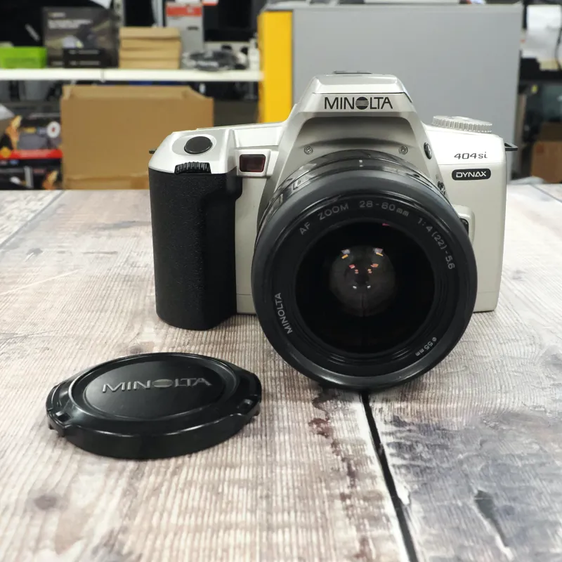 Used Minolta Dynax 404si + Zoom 28-80mm f4-5.6 - Film - 3 Months Warranty