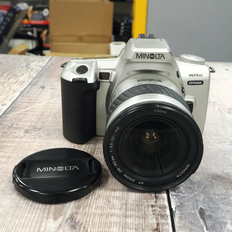 Used Minolta Dynax 404si + 28-80mm f3.5-5.6 Zoom - Film - 3 Months Warranty
