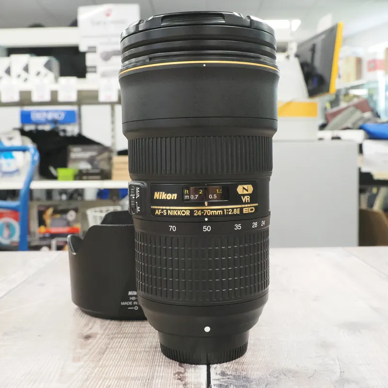 Used Nikon AF-S 24-70mm f2.8E ED VR - 12 Months Warranty
