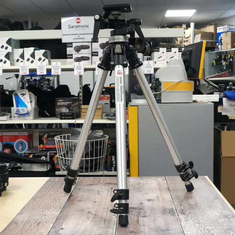 Used Manfrotto Art 190 Tripod + 06 Head - 3 Months Warranty