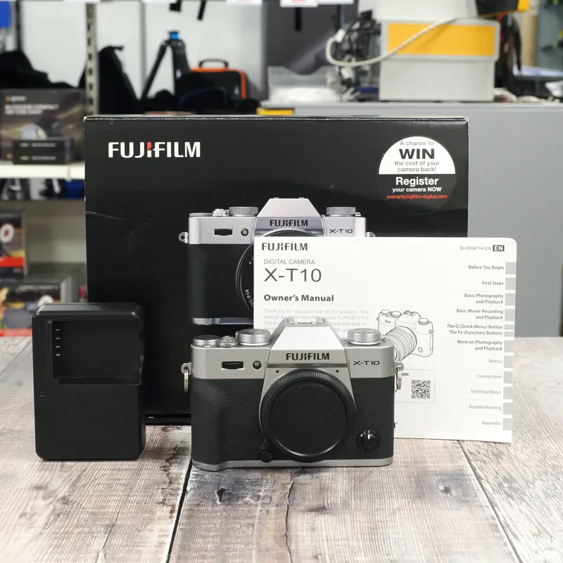 Used Fujifilm X-T10 Body - Silver - 12 Months Warranty
