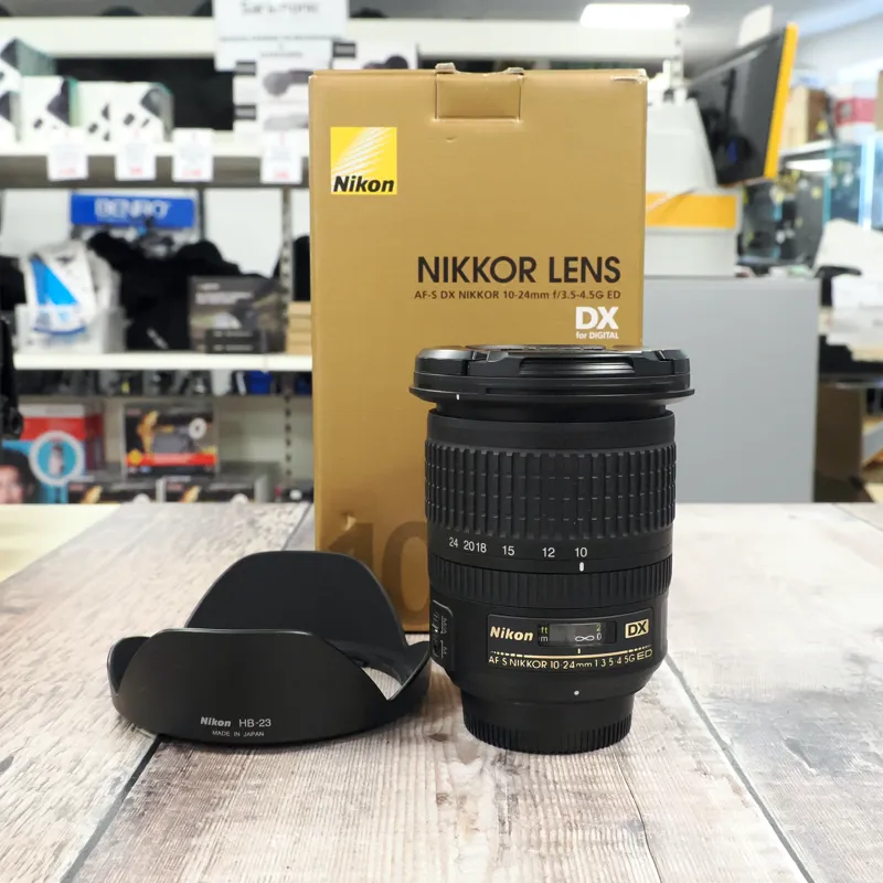 Used Nikon AF-S DX 10-24mm f3.5-4.5 ED - 12 Months Warranty