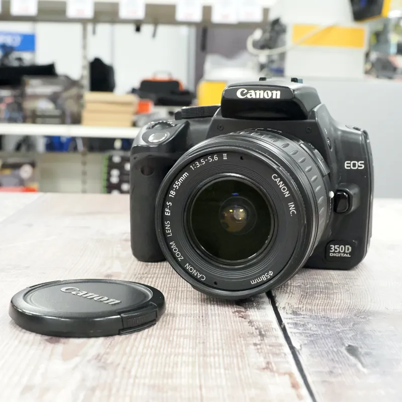 Used Canon EOS 350D + 18-55mm II - 3 Months Warranty-1