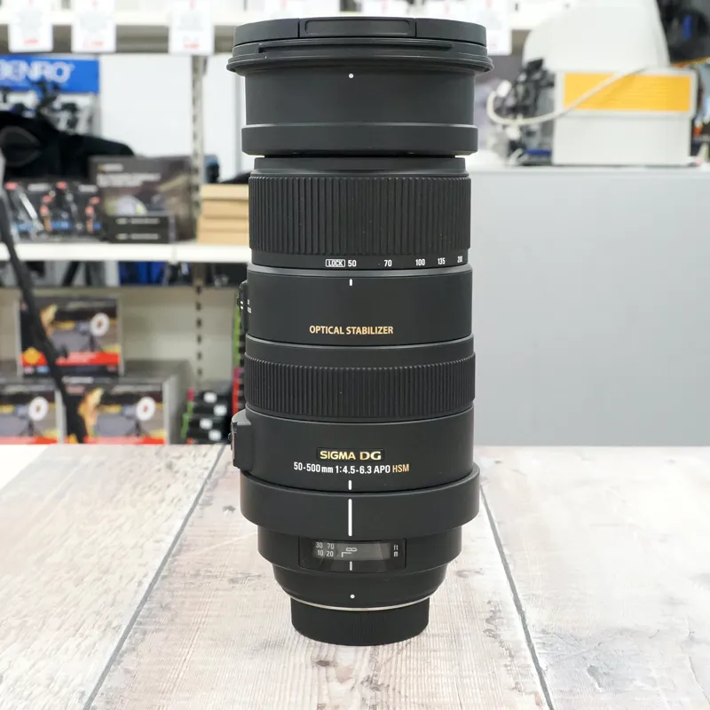 Used Sigma DG 50-500mm f4.5-6.3 APO HSM - Nikon - 12 Months Warranty-1
