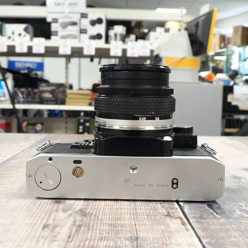 Used Olympus OM-10 + 50mm + Manual Adapter - Film - 12 Months Warranty-4