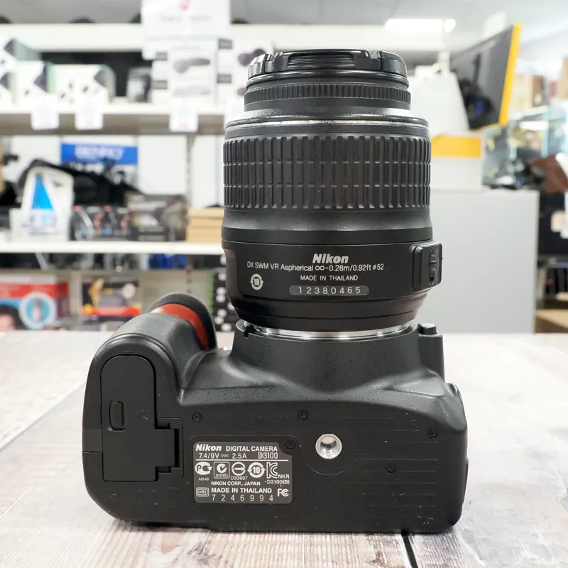 Used Nikon D3100 + 18-55mm G VR - 3778 Actuations - 12 Months Warranty-3