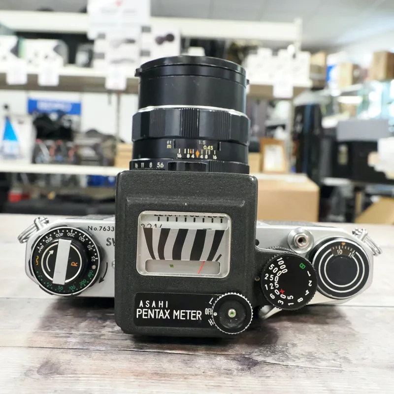 Used Asahi Pentax SV + Super Takumar 55mm f1.8 - 3 Months Warranty-2