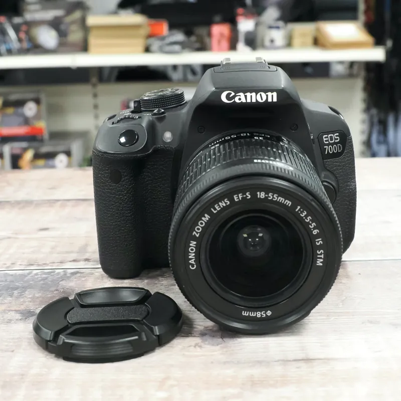 Used Canon EOS 700 Body + 18-55mm IS STM - 7916 Actuations - 12 Months Warranty-1