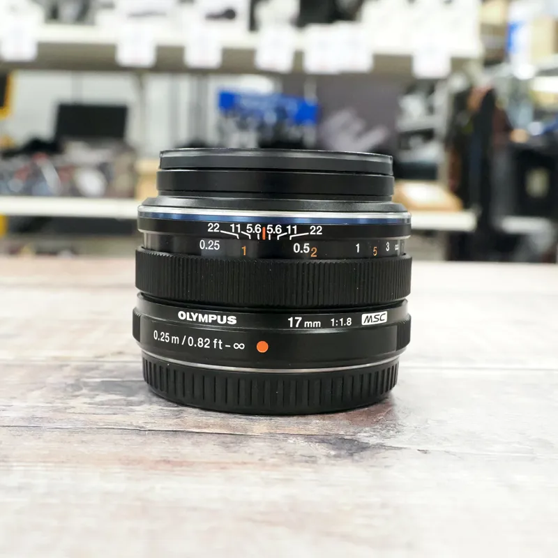 Used Olympus M.Zuiko 17mm f1.8 Lens - Black - 12 Months Warranty-1