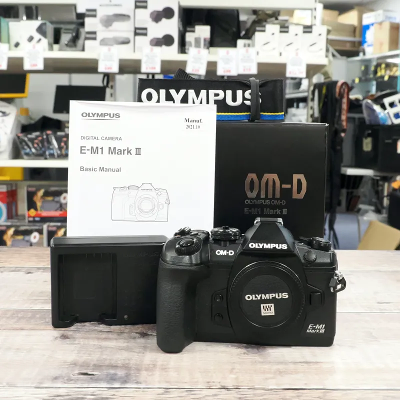 Used Olympus OM-D E-M1 III Body - 5996 Actuations - 12 Months Warranty