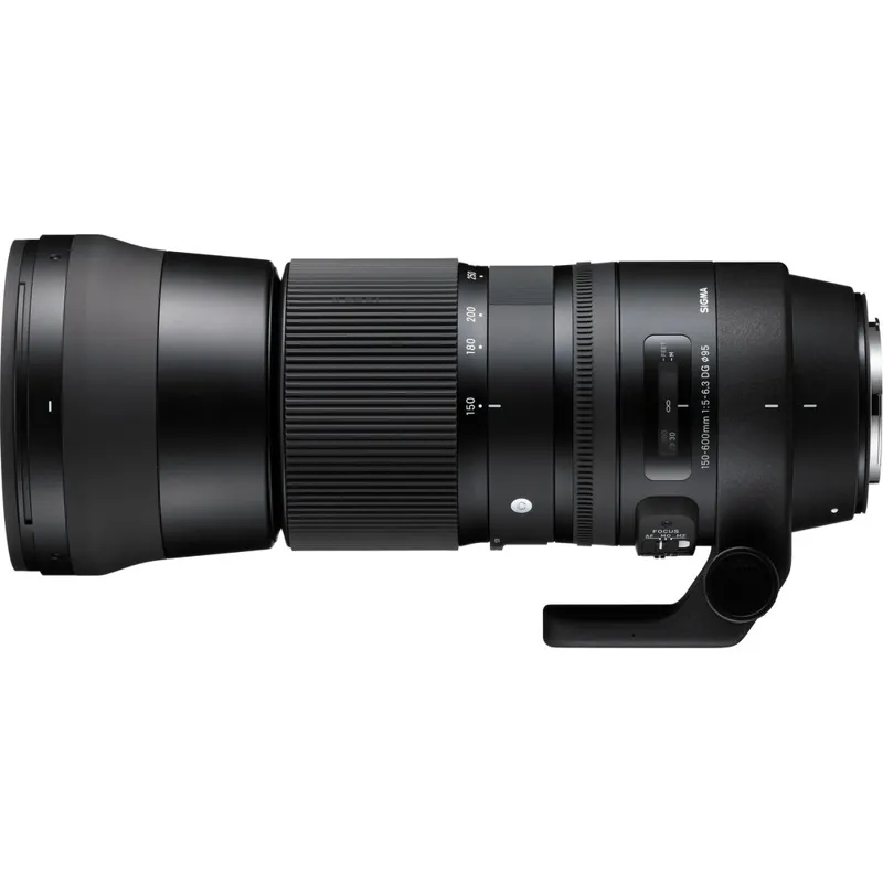 Sigma 150-600mm F5-6.3 DG HSM OS C Lens + TC-1401 1.4x Converter - Canon EF Fit-4