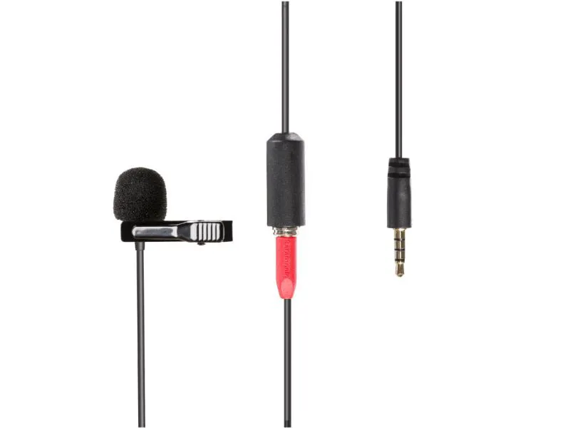Saramonic SR-LMX1+ Lavalier Mic - TRRS 3.5mm Jack Connector-2