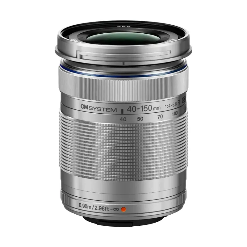 OM System M.Zuiko Digital ED 40-150mm F/4-5.6 R Zoom Lens in Silver