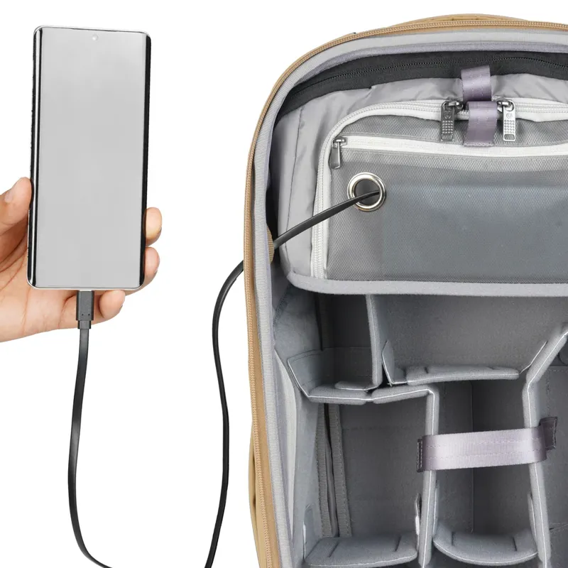 Vanguard VEO Metro B25L 25 Litre Camera Backpack - Beige-11