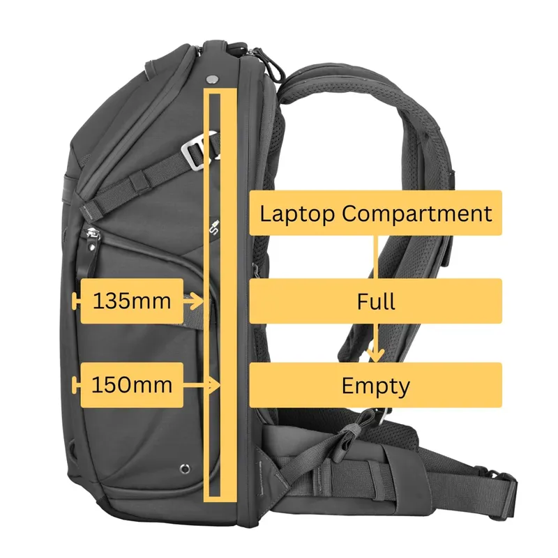Vanguard VEO Metro B30L 30 Litre Camera Backpack - Black-11