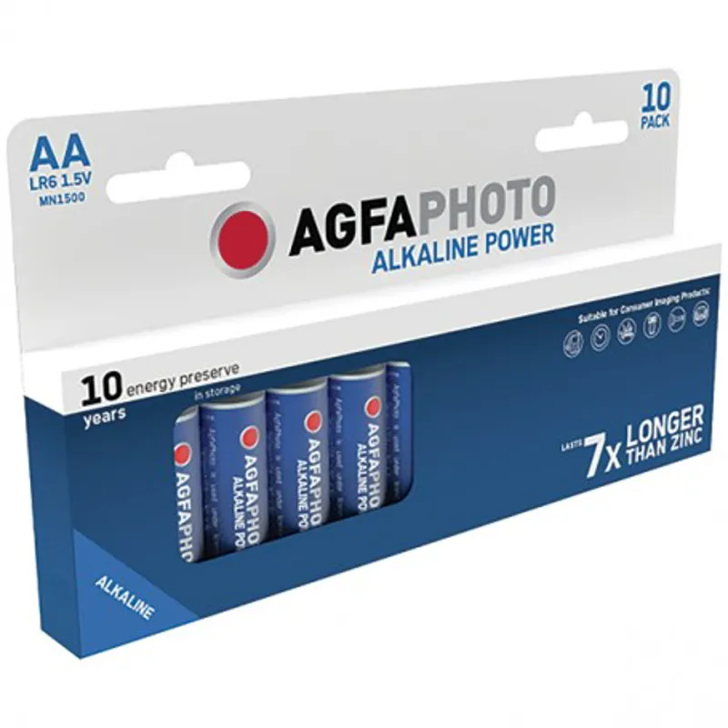 AgfaPhoto Alkaline Power AA - 10 Pack