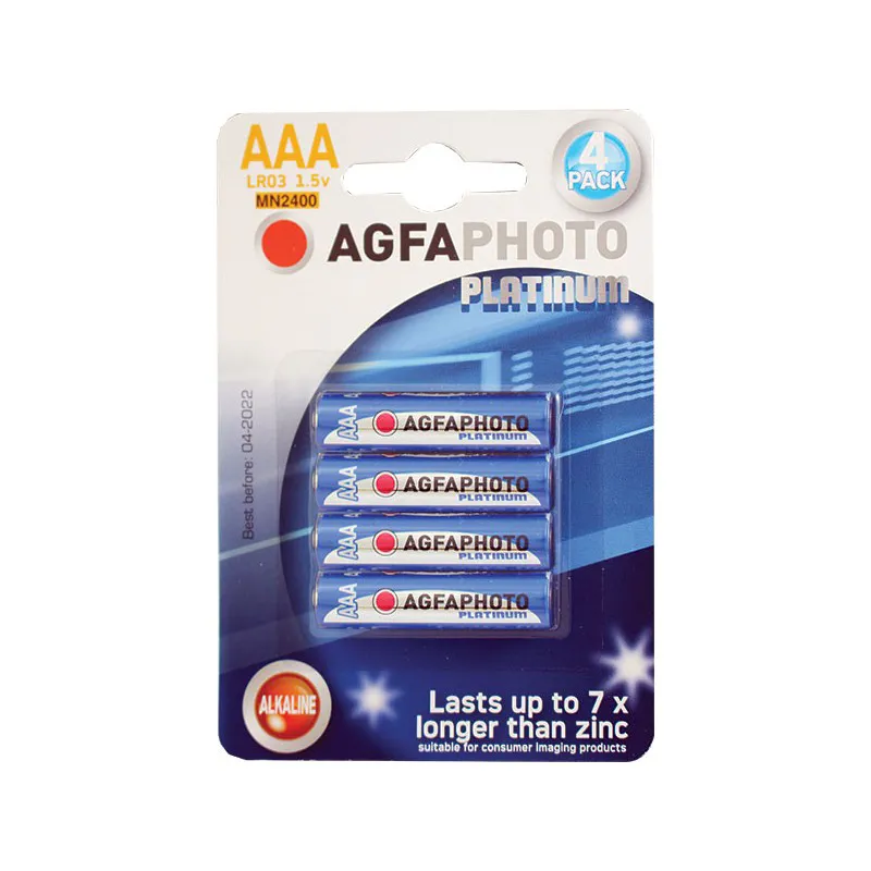 AgfaPhoto Platinum AAA - 4 PACK