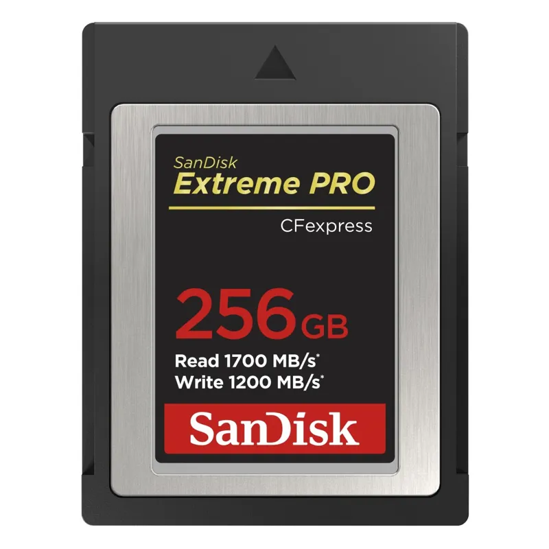 SanDisk CF Extreme PRO CFexpress 256GB Type B 1700MB/s Read 1200MB/s Write