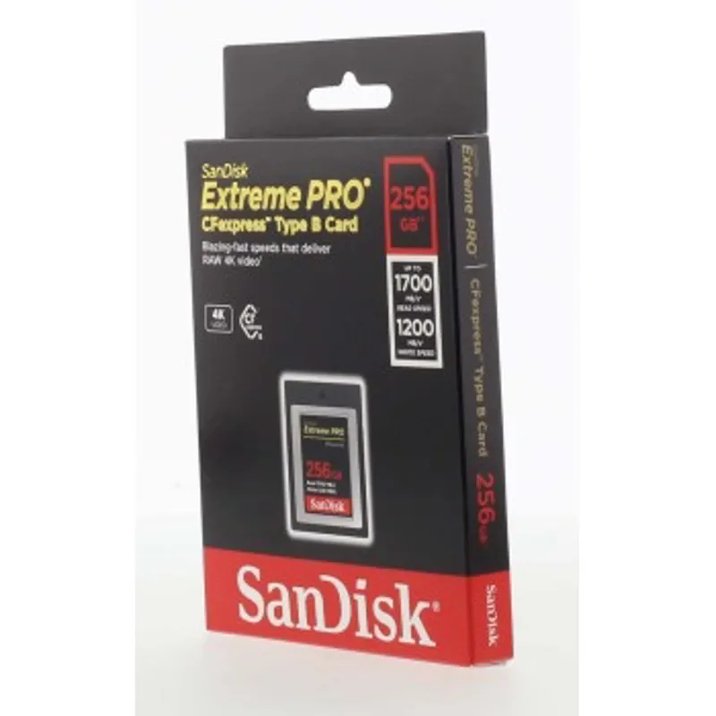 SanDisk CF Extreme PRO CFexpress 256GB Type B 1700MB/s Read 1200MB/s Write-2
