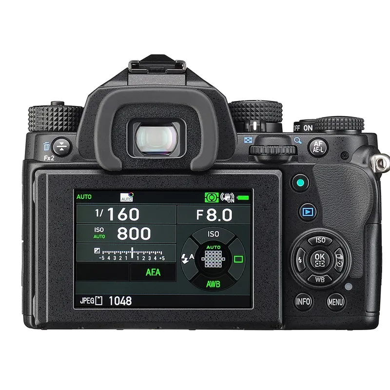 Pentax KP Camera Body in Black with 18-50mm WR-2