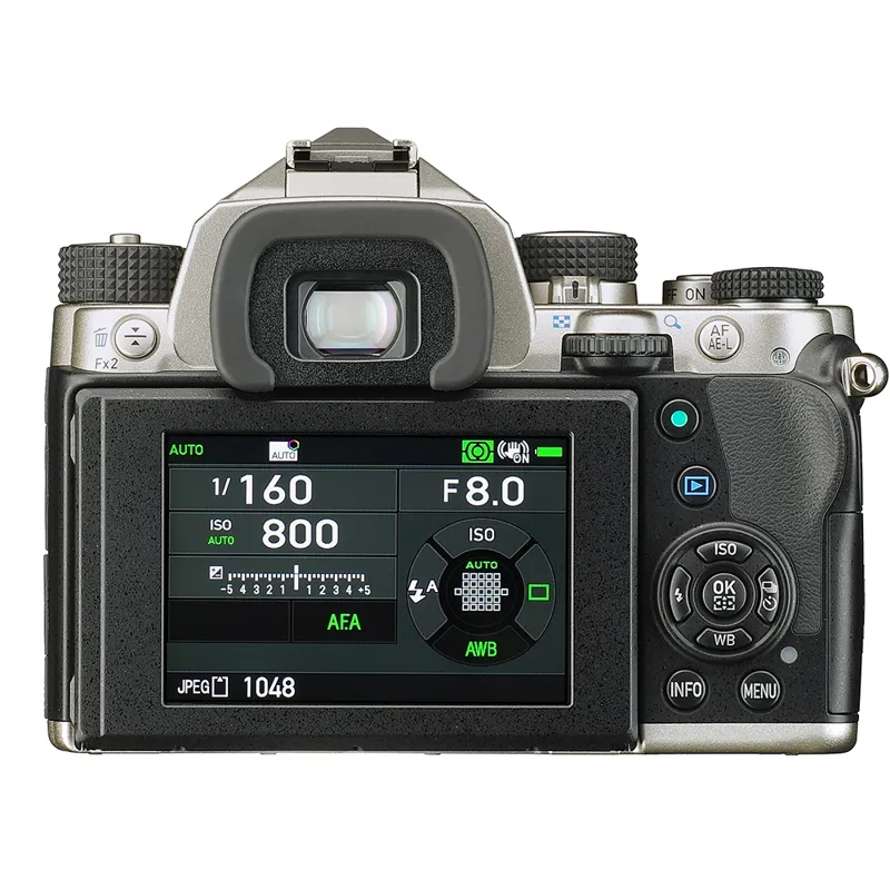 Pentax KP Camera Body in Silver-1