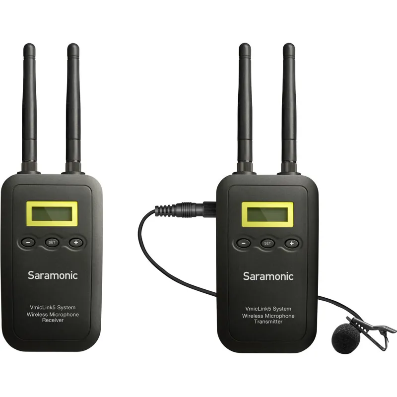 Open Box Saramonic VmicLink5 RX+TX Wireless Microphone System-1