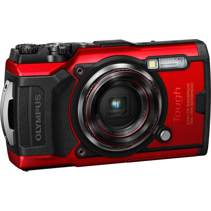 Olympus Stylus Tough TG-6 Waterproof Digital Camera in Red-3