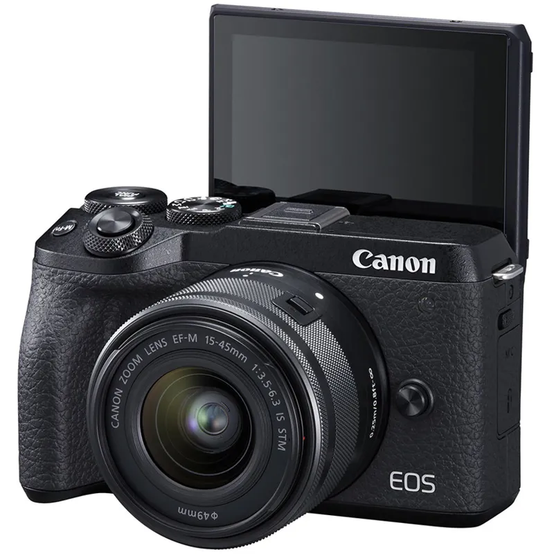 Canon EOS M6 Mark II and EF-M 15-45mm IS STM Lens with EVF-DC2 Viewfinder-5