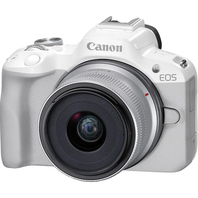 Canon EOS R50 + RF-S 18-45mm - WHITE