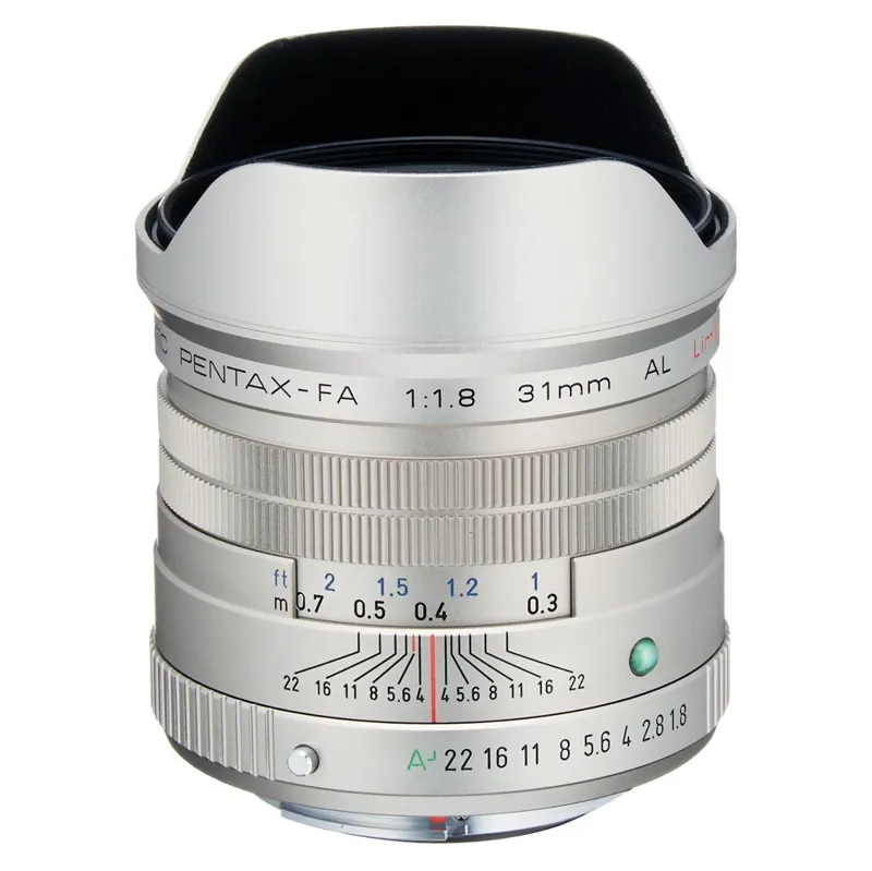 Pentax FA 31mm F1.8 AL Limited Lens in Silver