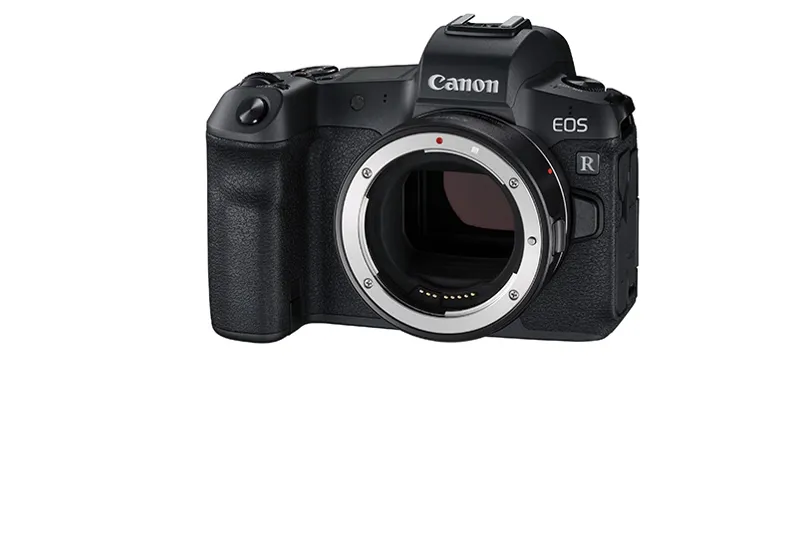Canon EOS R Body with EF Adapter-1