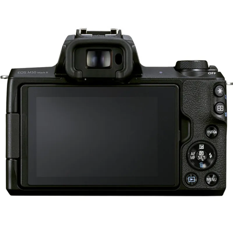 Canon EOS M50 Mark II Digital Camera with EF-M 15-45mm Lens - Black-1