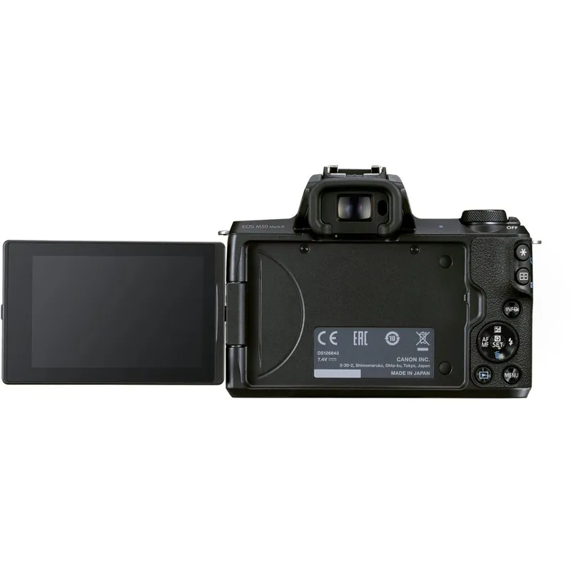 Canon EOS M50 Mark II Digital Camera with EF-M 15-45mm Lens - Black-4
