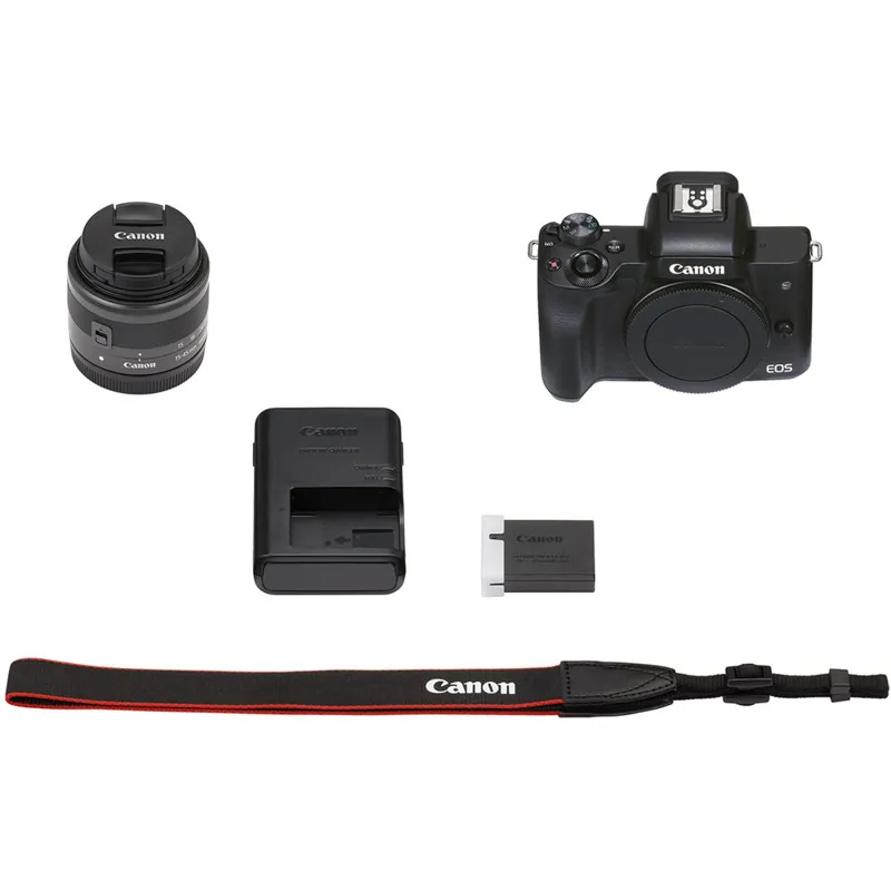 Canon EOS M50 Mark II Digital Camera with EF-M 15-45mm Lens - Black-7