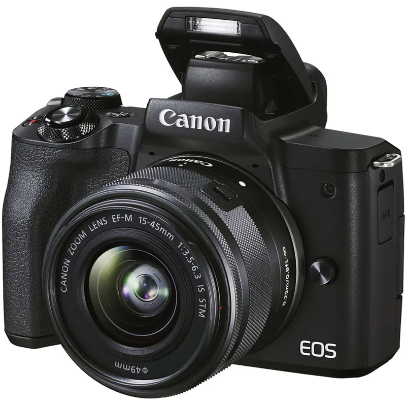 Canon EOS M50 Mark II Digital Camera with EF-M 15-45mm Lens - Black-8