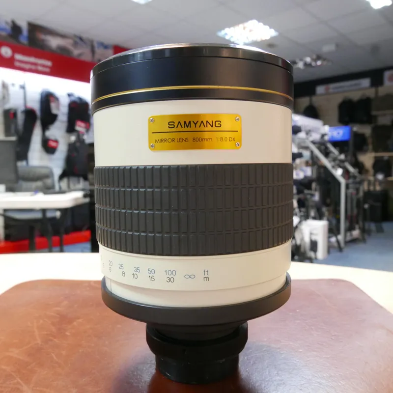 Used Samyang 800mm f8 Mirror lens in Pentax fit - 1 YEAR GTEE-1