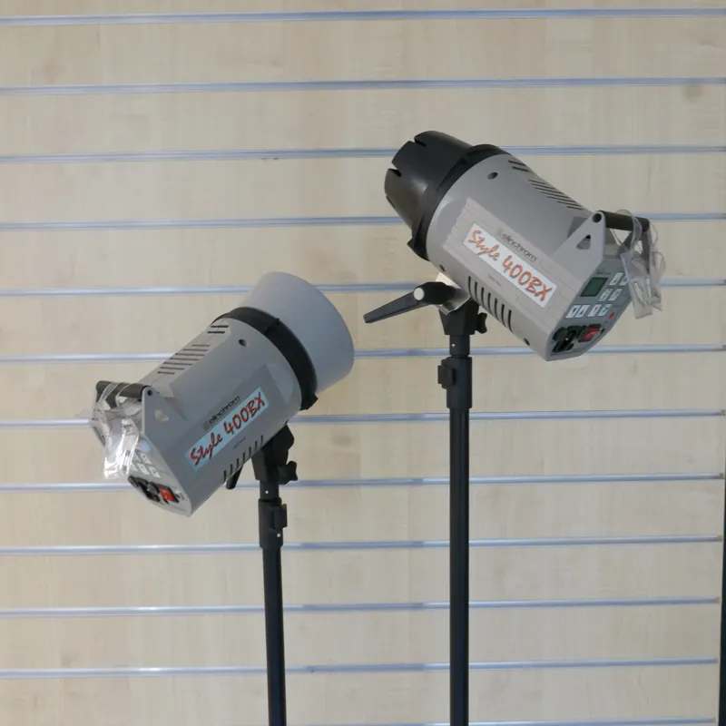 Used Elinchrom Style 400BX Twin Head Lighting Kit  - 1 YEAR GTEE-2