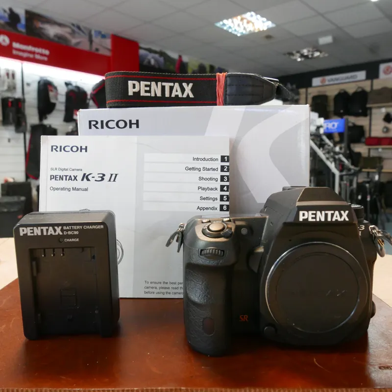 Used Pentax K-3 II DSLR Body with 16754 Actuations - 1 YEAR GTEE