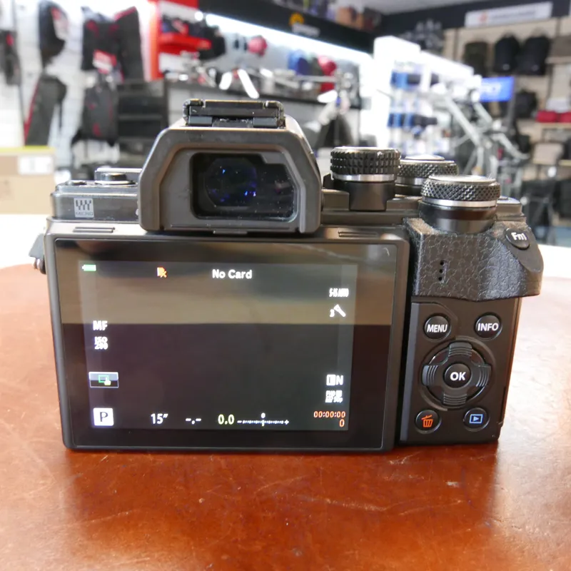 Used Olympus OM-D E-M10 MkII Body Black 5293 actuations - 1 YEAR GTEE-2