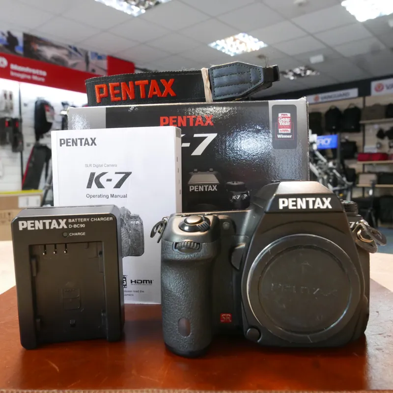 Used Pentax K-7 DSLR Body with 21174 actuations - 1 YEAR GTEE