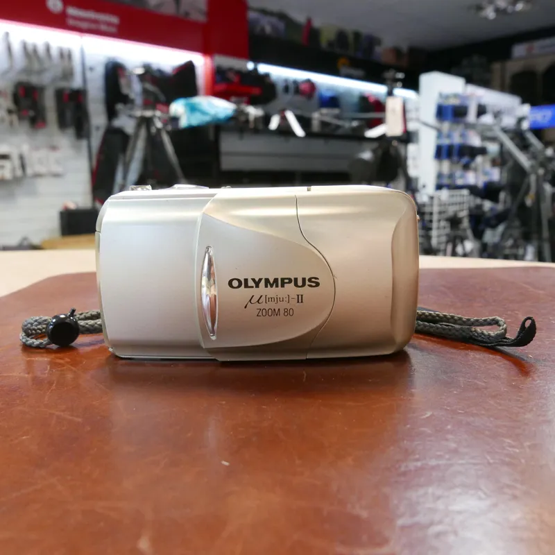 Used Olympus MJU II Zoom 80 Compact 35mm Camera - 1 YEAR GTEE