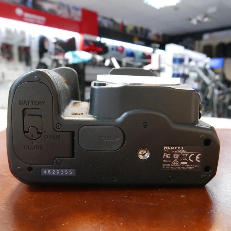 Used Pentax K-3 Camera Body with 5885 actuations - 1 YEAR GTEE-5