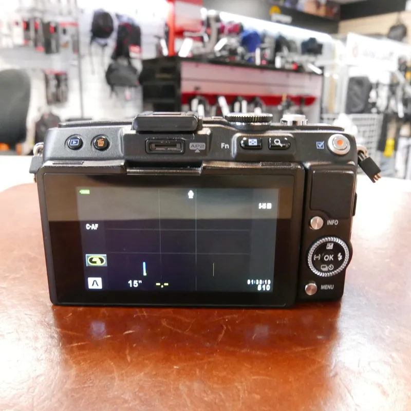 Used Olympus PEN E-PL5 Body - Black - 13924 Actuations - 1 YEAR GTEE-3