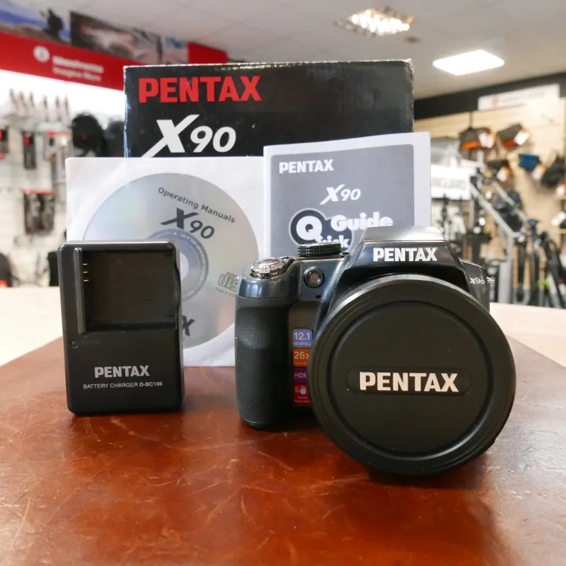 Used Pentax X90 Bridge Camera - 1 YEAR GTEE